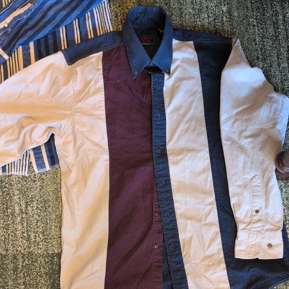 Men's Multicolor Casual Button Down Shirt